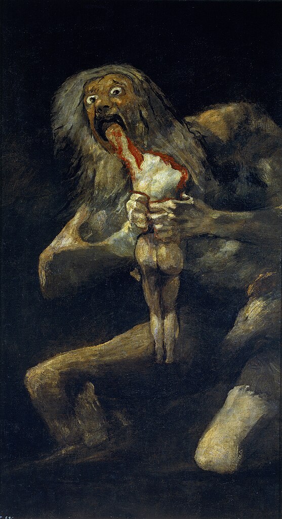 Saturn Devouring his Son- Francisco Goya